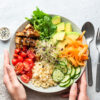 Microgreens on a salad